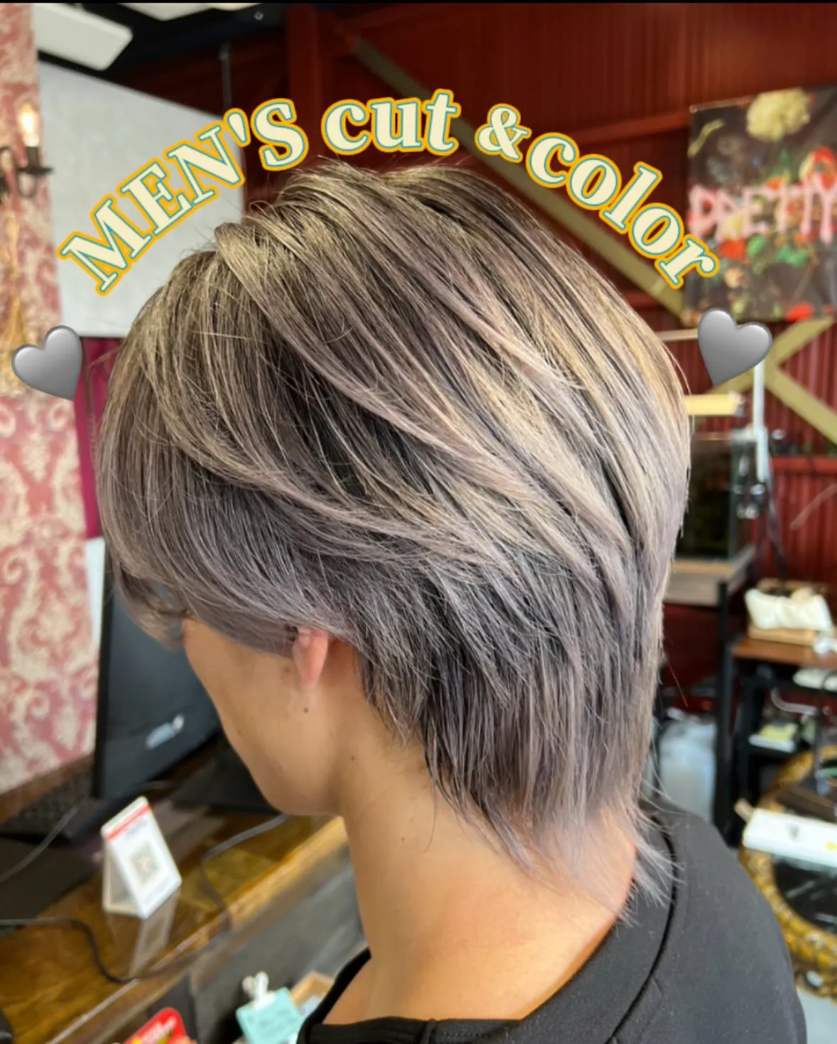 【MEN'S cut ＆ color 🩶】